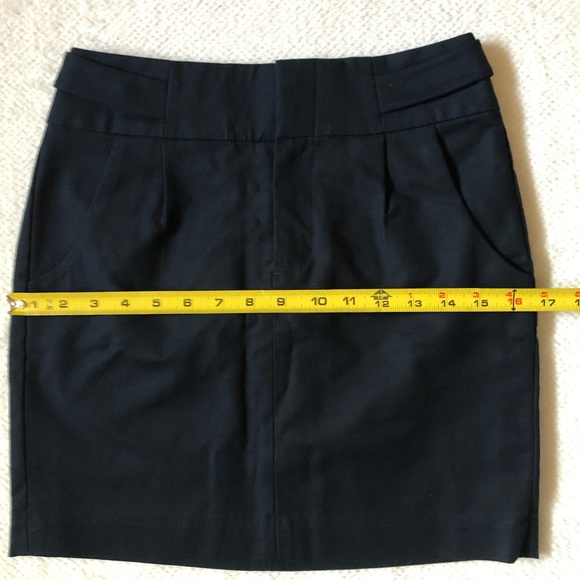 NWT Banana Republic dark navy skirt - Picture 5 of 9